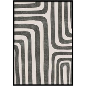 Poster - Abstract grey lines