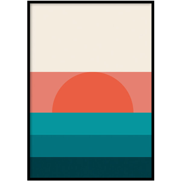 Poster - Abstract sunset