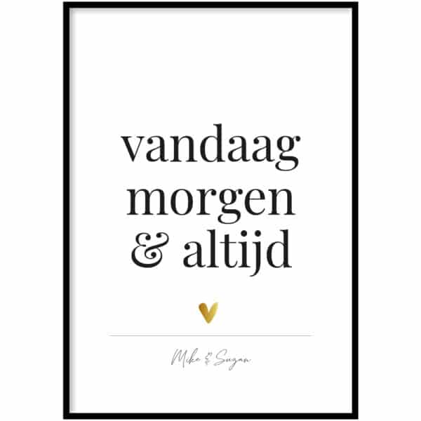 Poster - Altijd