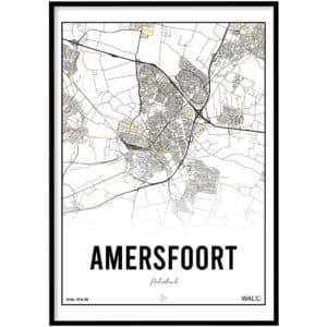 Poster - Amersfoort beige