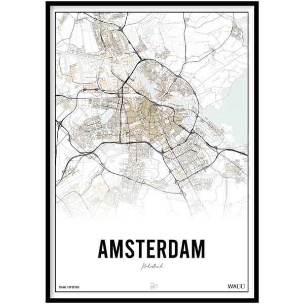 Poster - Amsterdam beige