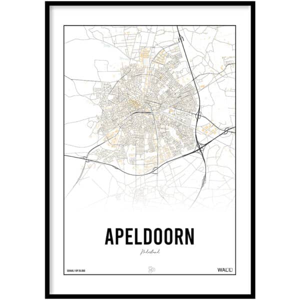 Poster - Apeldoorn Beige