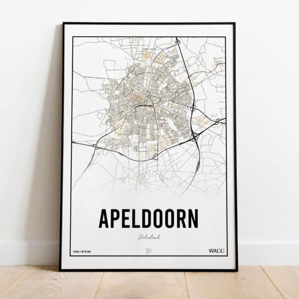 Poster - Apeldoorn Beige