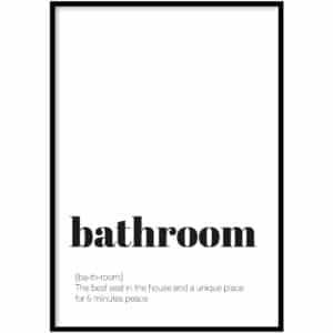 Poster Bathroom