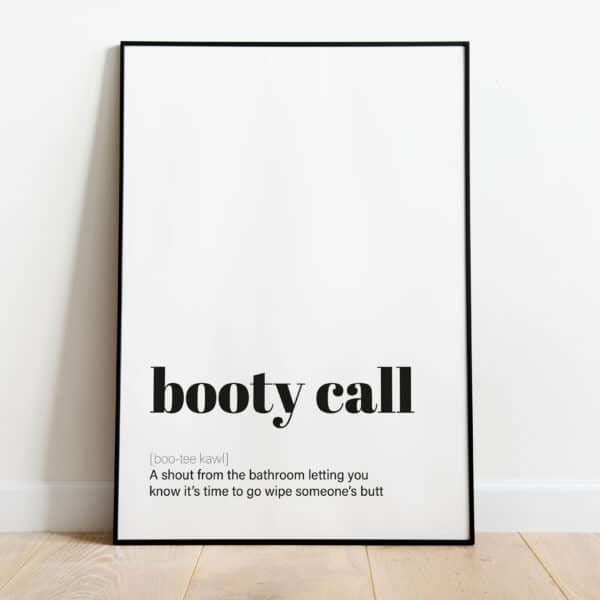 Poster - Booty call