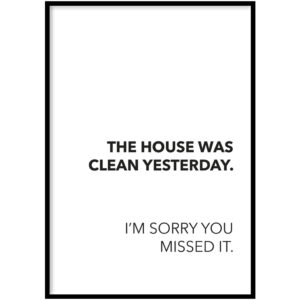 Poster - Clean house