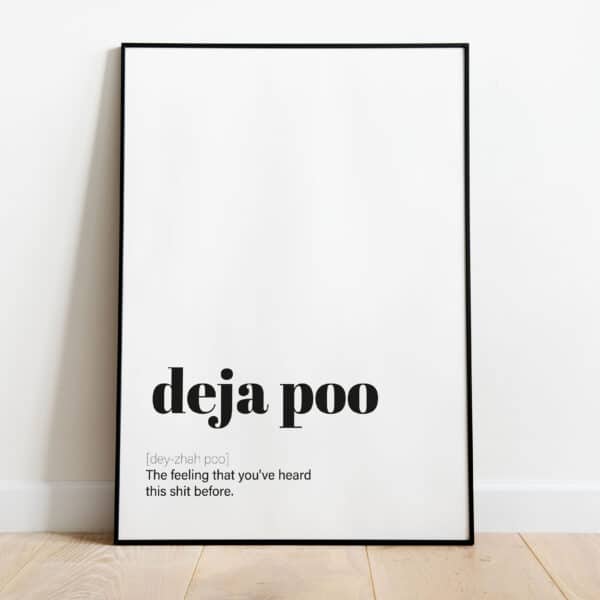 Poster - Deja poo