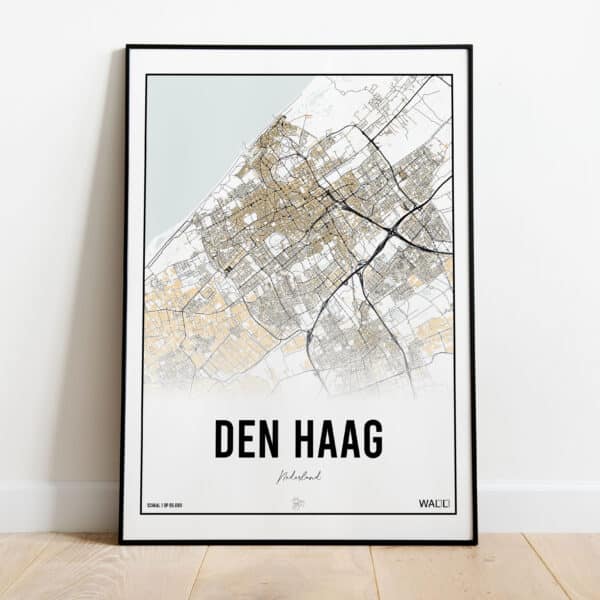 Poster - Den Haag beige