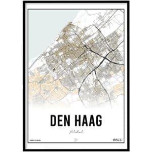 Poster - Den Haag beige