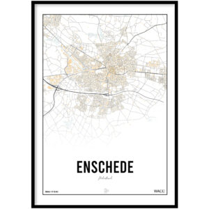 Poster - Enschede beige