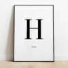 Poster - Letter Sierlijk - Afbeelding 8