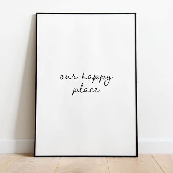 Poster - Happy place
