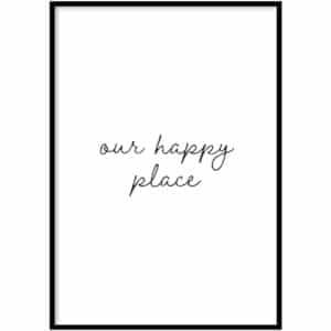 Poster - Happy place