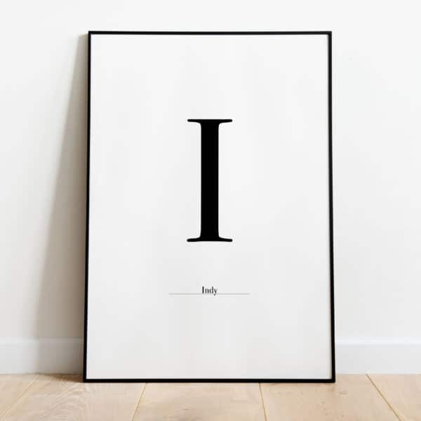 Poster - Letter Sierlijk - Afbeelding 9