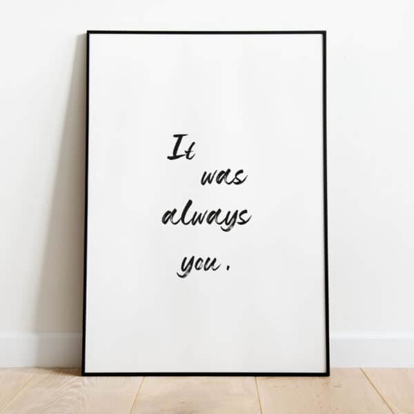 Poster - always you