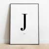 Poster - Letter Sierlijk - Afbeelding 10