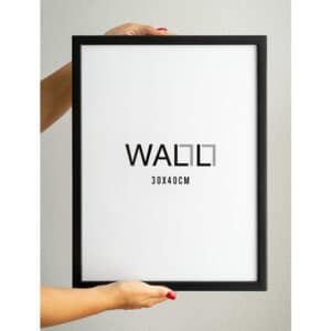 Fotolijst hout zwart 30x40