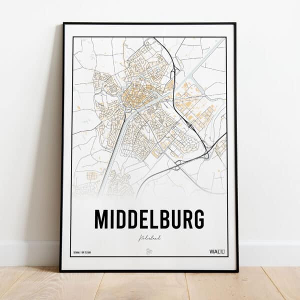 Poster - Middelburg beige