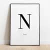Poster - Letter Sierlijk - Afbeelding 14