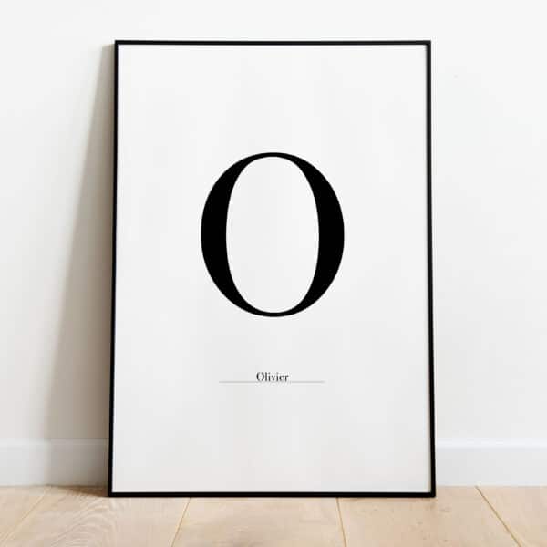 Poster - Letter Sierlijk - Afbeelding 15