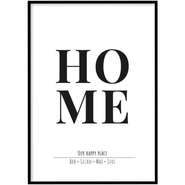 Poster - Our Home