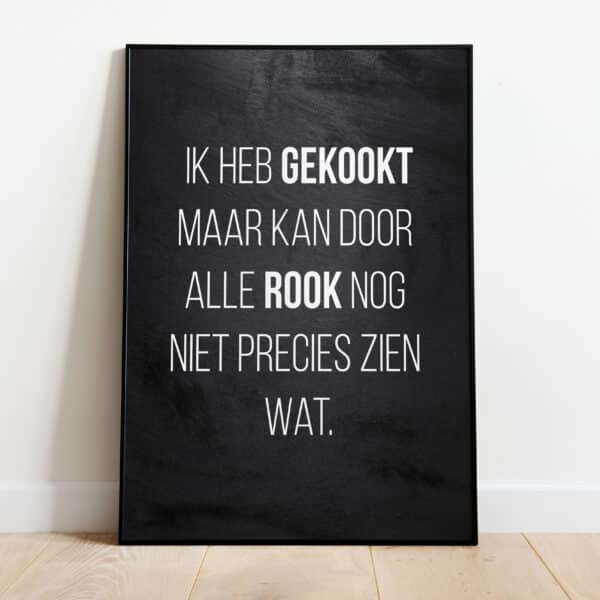 Poster - Gekookt