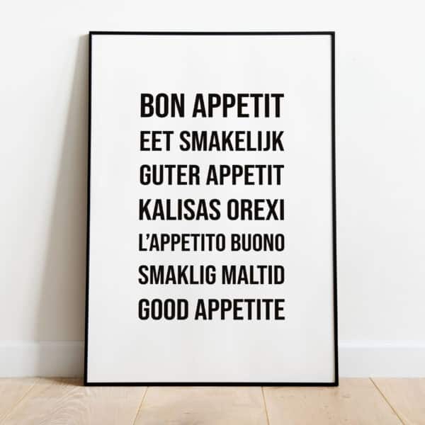 Poster - Smakelijk