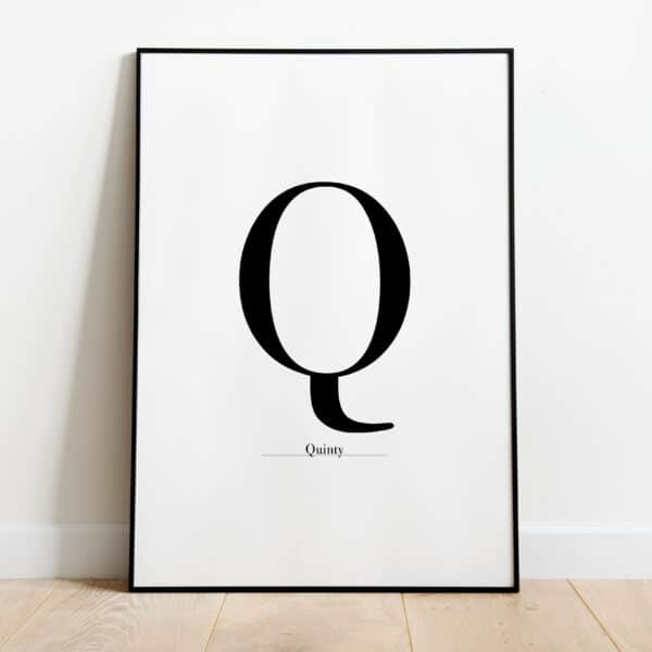 Poster - Letter Sierlijk - Afbeelding 17