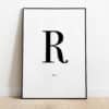 Poster - Letter Sierlijk - Afbeelding 18
