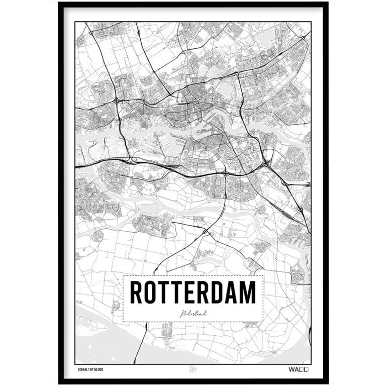 Poster Rotterdam Wallll Snelle Levering Aan Huis