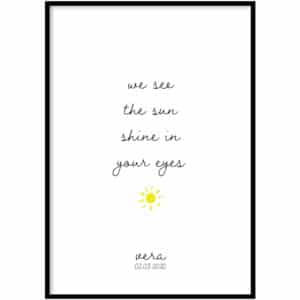 Poster - Sunshine