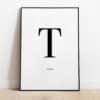 Poster - Letter Sierlijk - Afbeelding 20