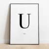 Poster - Letter Sierlijk - Afbeelding 21
