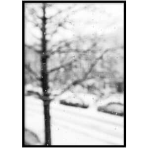 Poster - Winter druppels