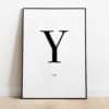 Poster - Letter Sierlijk - Afbeelding 25