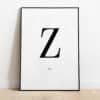 Poster - Letter Sierlijk - Afbeelding 26