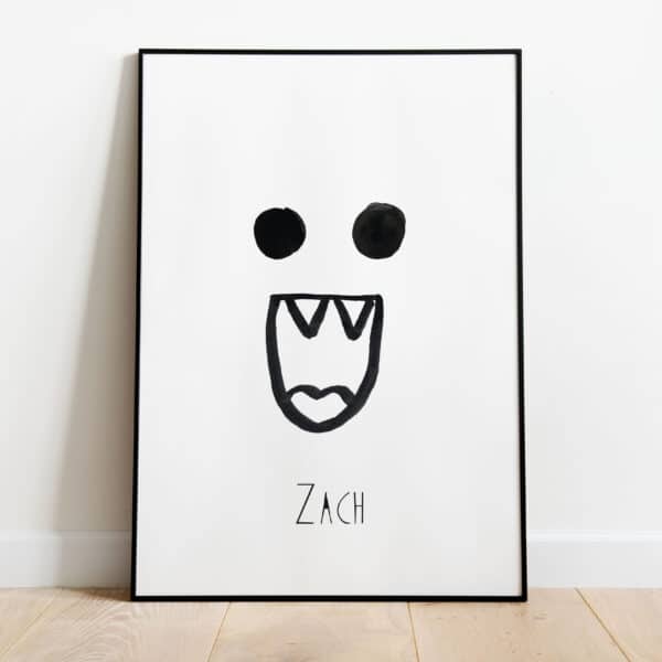 Poster - Gepersonaliseerde monster