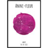 Poster - Sterrenbeeld Fuchsia