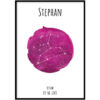 Poster - Sterrenbeeld Fuchsia