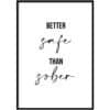 Poster - Safe Sober