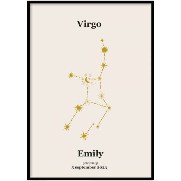 Poster - Sterrenbeeld Zodiac