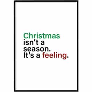 Poster - Christmas feeling