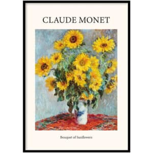 Monet Bouquet of Sunflowers