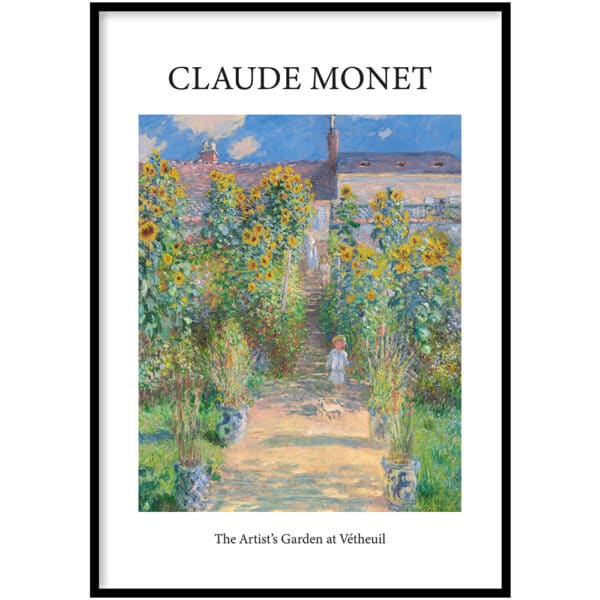 Monet The Artist's Garden at Vetheuil