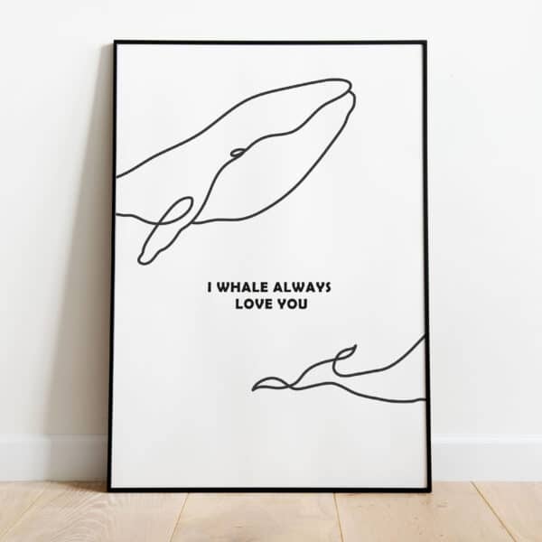 Poster - Whale love you