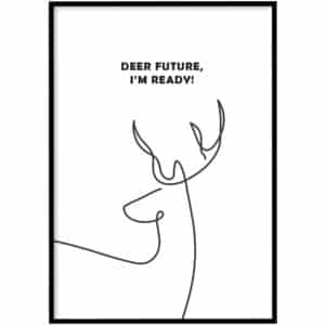 Poster - Deer future