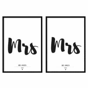 Poster - Mrs & Mrs