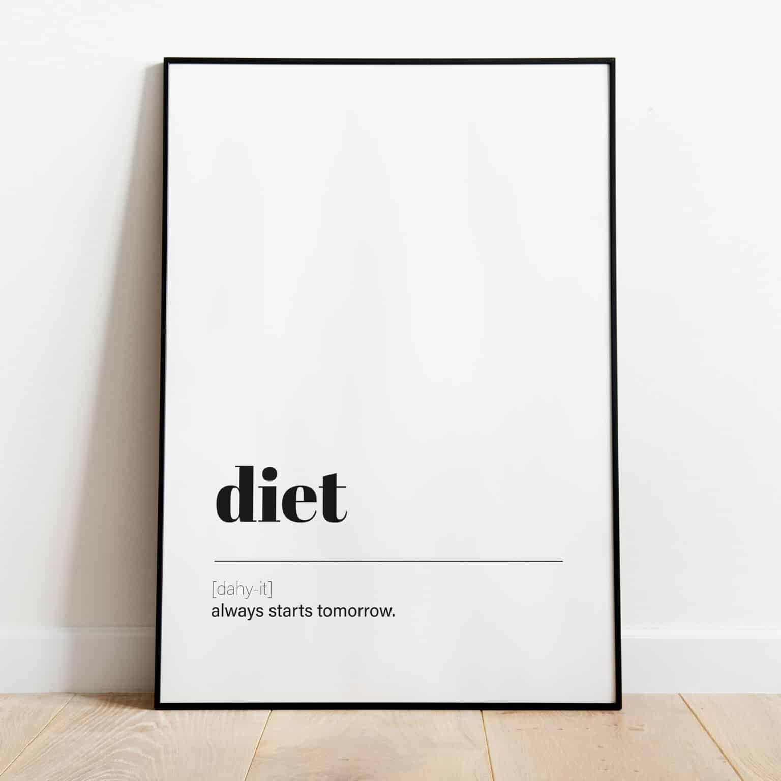poster-diet-wallll-keuken-posters-snelle-levering