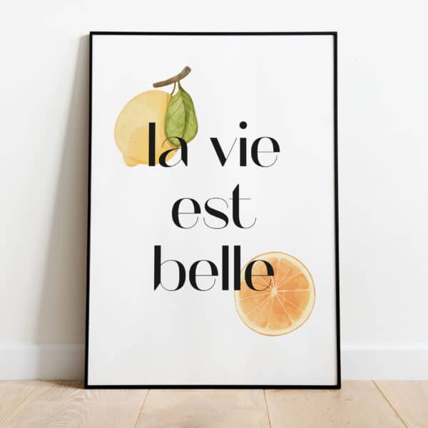 Poster - La vie est belle