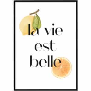 Poster - La vie est belle